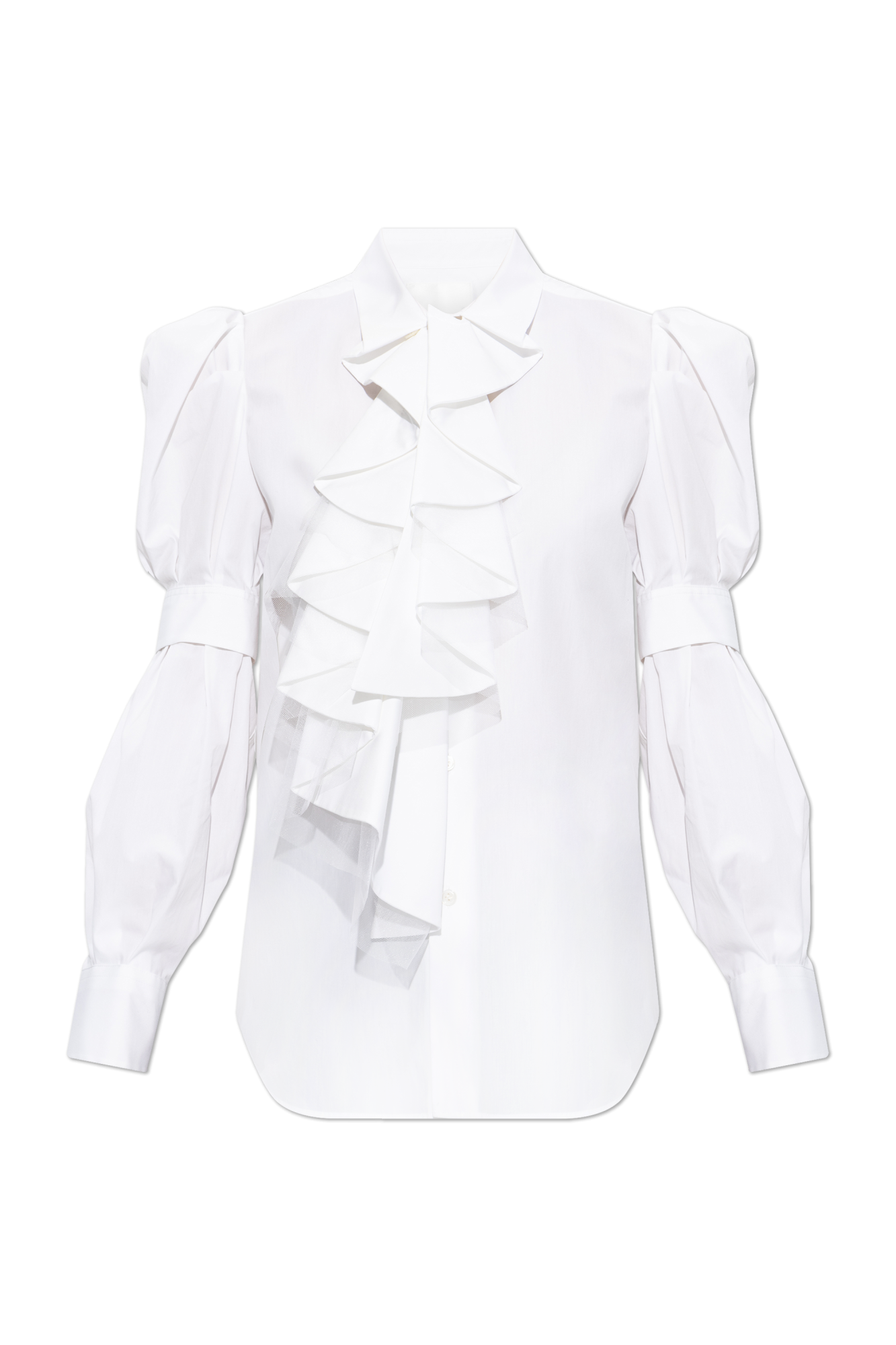 Comme des Garçons Noir Kei Ninomiya shirt with a ruffle | Women's